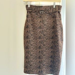 Brand New Express High-Waisted Belted Pencil Skirt. size S